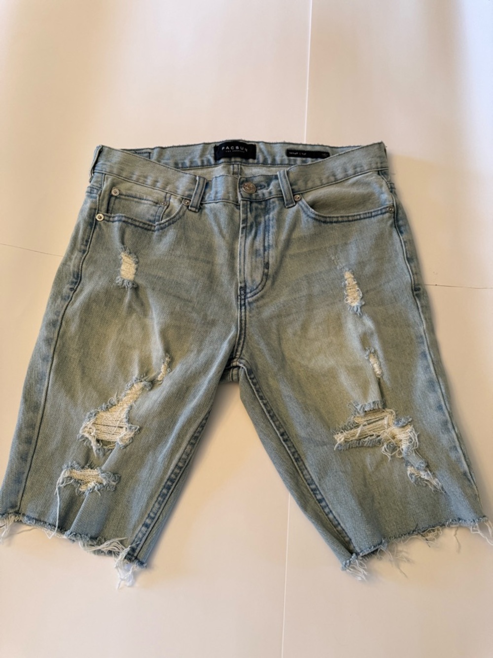 PacSun Black Label on Light Blue Denim